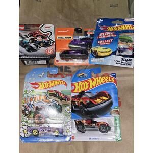 Hot Wheels Matchbox Lego Lot Of 5 Mclaren Formula 1 Slime Car Later Crater NIP